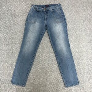 NYDJ Jeans Womens 6 Blue Legging Lift Tuck Technology Skinny Denim Made USA Norm